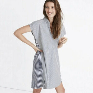Madewell Short Sleeve Shirt Dress Size XXS